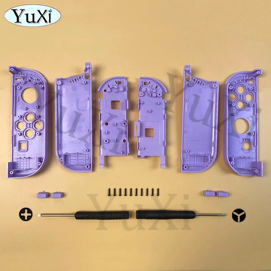 1Set Front Back Middle Frame Shell Housing Case Plastic Cover LR SL SR Buttons For Nintend Switch NS NXJoy-Con Game Controller Good Vibrations