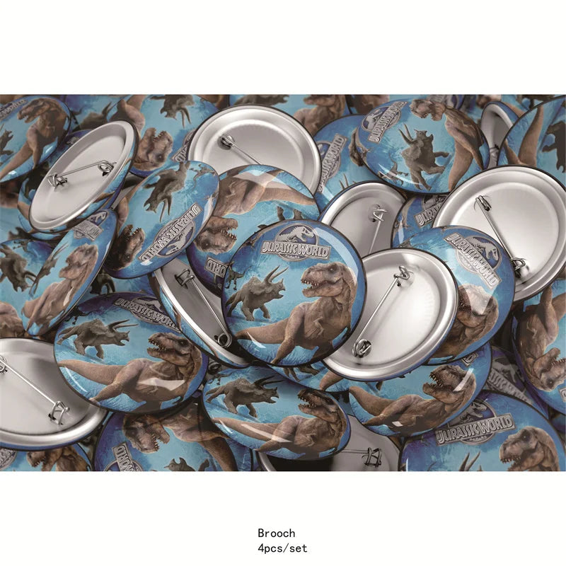 New Jurassic World Theme Party Disposable Tableware Jurassic World Dino Birthday Party Decorations Jungle Party Supplies Toys Good Vibrations