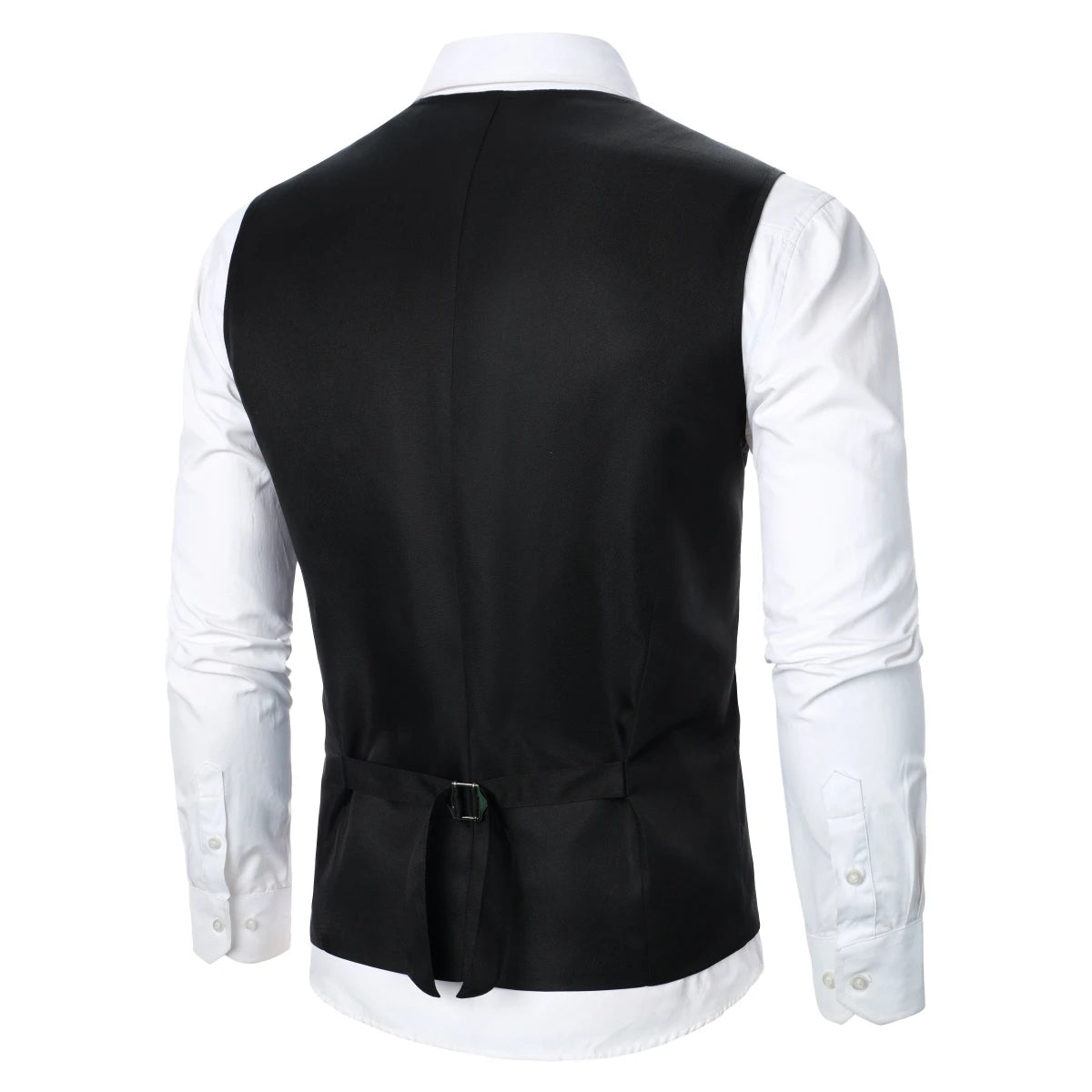 Men Suit Vest Coat Stripe Fabric Open Button Design Classic Design Causal Business Fashion Slim Fit Men Suit Good Vibrations