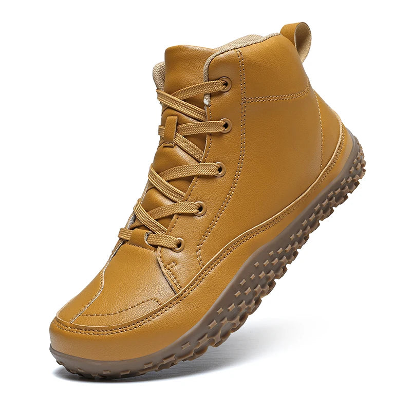 boots men walking boots Wide-Toe-Box Barefoot Shoes for Men hiking boots men Comfortable botas casual shoes men mountain boots Good Vibrations