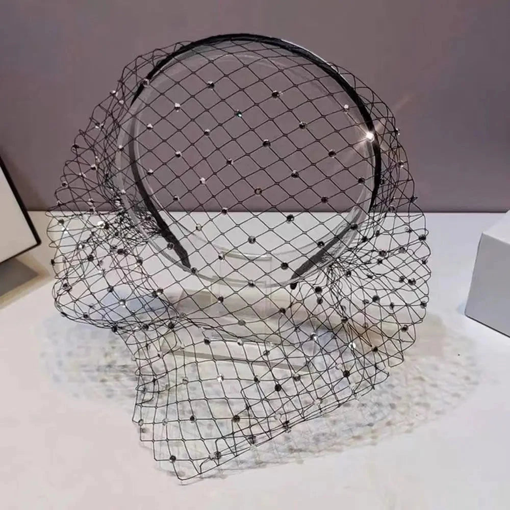 Wedding Party Dress Veil Headbands Hair Accessories Hair Jewelry Party Stage Headgear Headdress Elegant Veil Hairband Good Vibrations