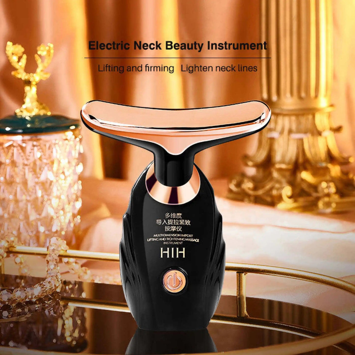 Face Massager 3 In 1 Neck Facial Eye Massage Introducer Microcurrent Skin Rejuvenation Anti Aging Beauty Device Beauty Tools Good Vibrations Adult Super Store