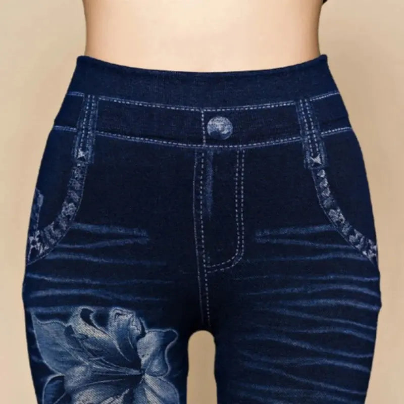 Hot Sexy Women Jean Skinny Jeggings Pants high waist leggings female print ankle-length Slim Legging Fitness Plus Size Good Vibrations