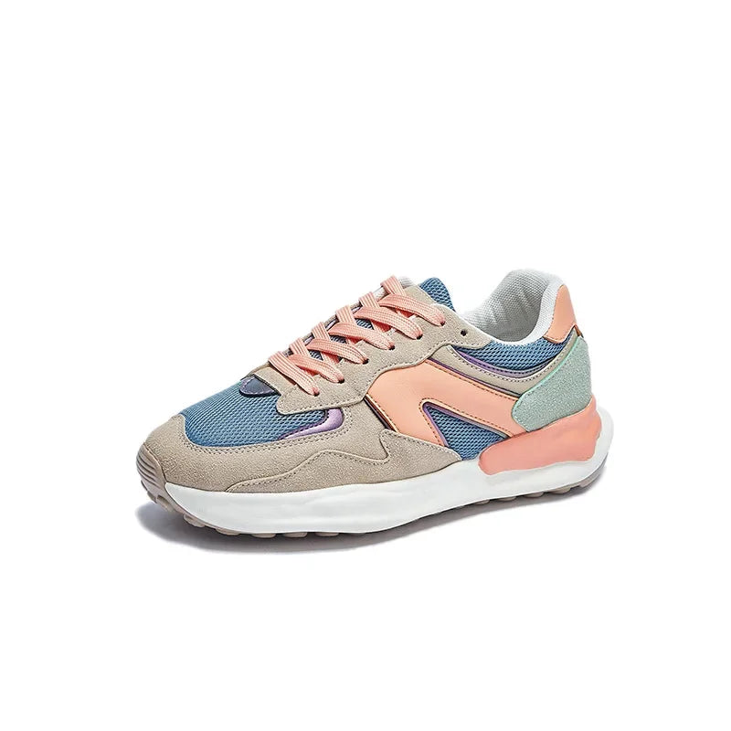 Women's Sports Shoes Casual Shoes Fashionable Women's Soft Flat Shoes Breathable and Shock-absorbing Lightweight Easy To Run Good Vibrations
