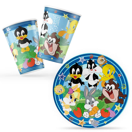 Disney Theme Birthday Party banner Decorations Paper Cup Plate Straw Baby Shower Kids Birthday Party Supplies Good Vibrations