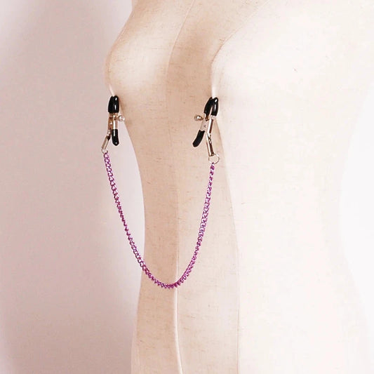 SM Couple Games Bondage Woman Clitoral Nipple Stimulation Clamps Bdsm Fetish Slave Role Play Exotic Intimate Erotics Accessories Good Vibrations Adult Super Store