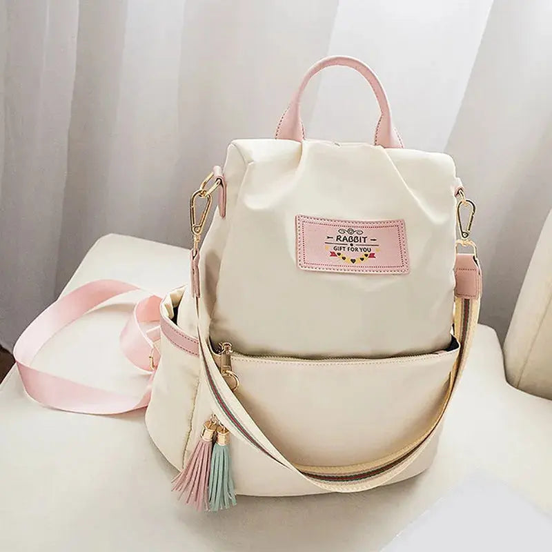 New High Quality Women's Shoulder Bag Large Capacity Oxford Cloth Bags Ladies Backpack Woman Color Tote Women Shoulder Backpacks Good Vibrations Adult Super Store