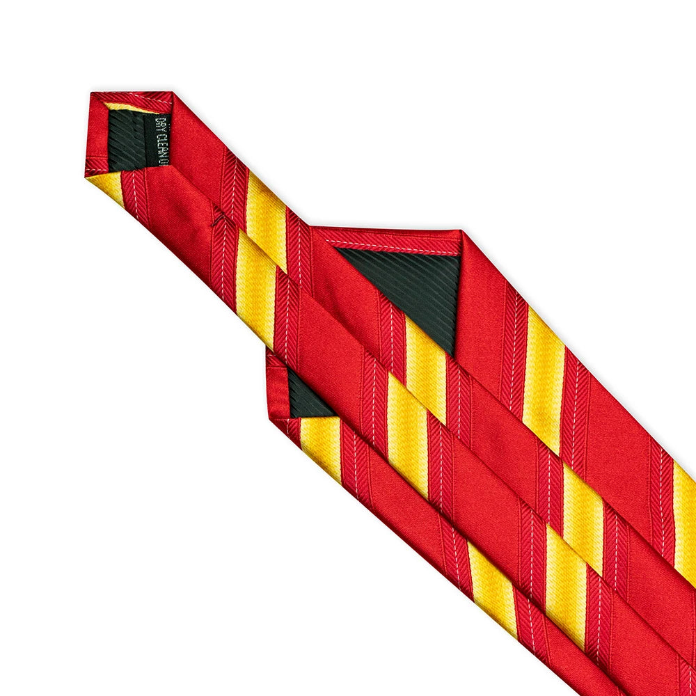 EASTEPIC Men's Gifts of Striped Ties Red Neckties for Gentlemen in Fine Apparel Fashionable Accessories for Social Occasions Good Vibrations