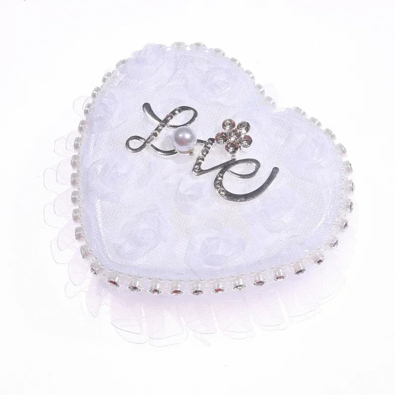 Ring Case Lightweight Ring Pillow Hand Holding Create Atmosphere Lace Ring Pillow Box Good Vibrations