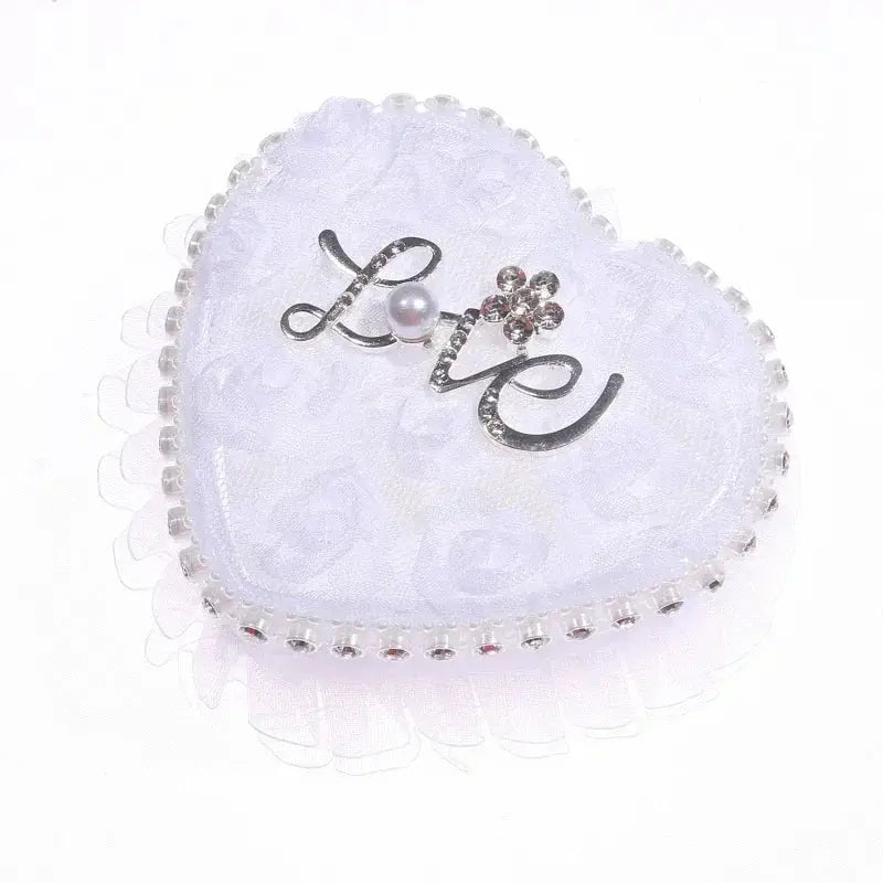 Ring Case Lightweight Ring Pillow Hand Holding Create Atmosphere Lace Ring Pillow Box Good Vibrations