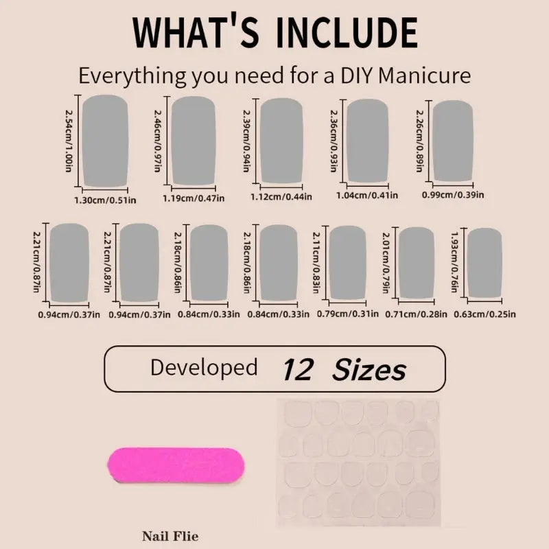 Chic Bows Tie Adorned Press On Nails Medium Long False Nails Full Cover Glossy Nude Square Acrylic False Nails Drop Shipping Good Vibrations