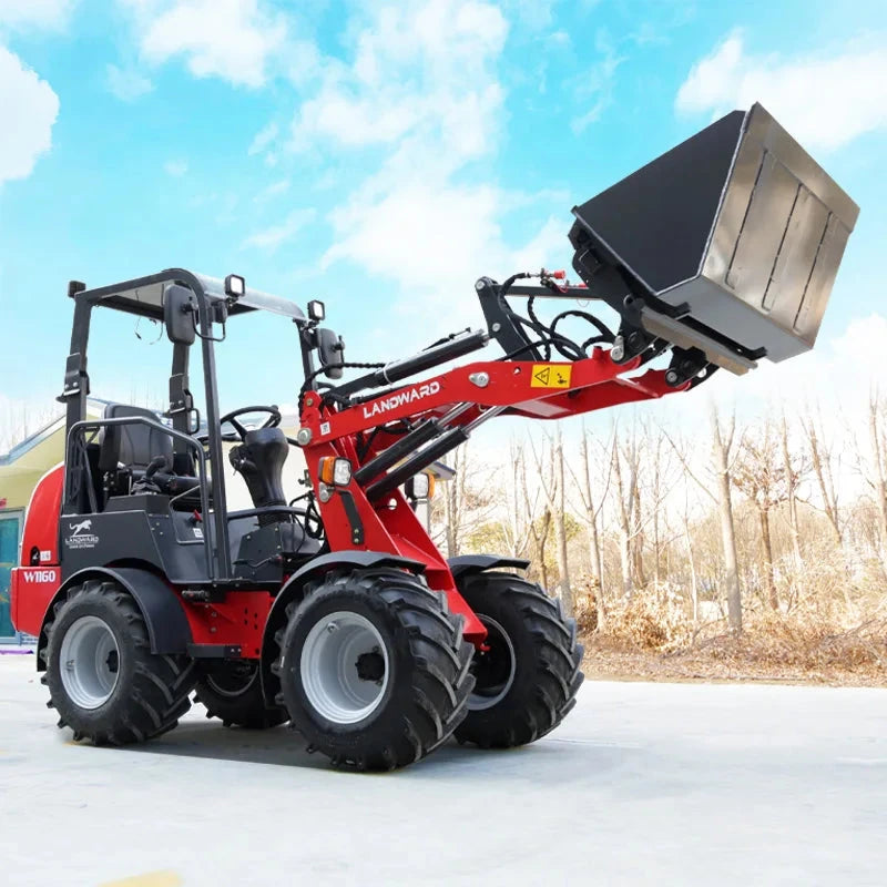 Mini loader with high efficiency and good maneuverability wheel loader CE EPA Front End Type Wheel Mini Loader Customized Good Vibrations