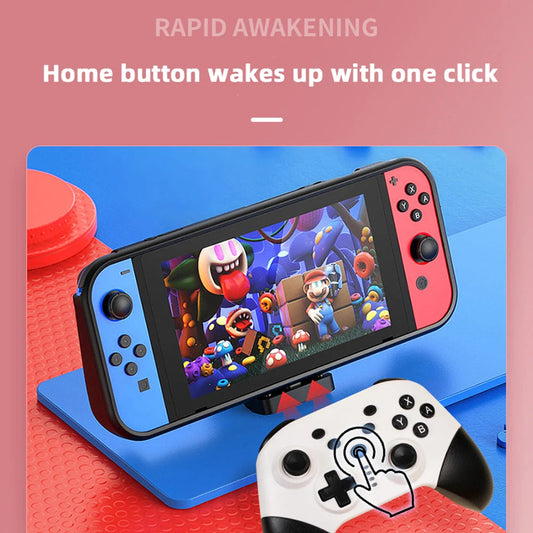 Switch Pro gamepad supports switch console with dual motor vibration, pink game controller supports PC win10 Good Vibrations