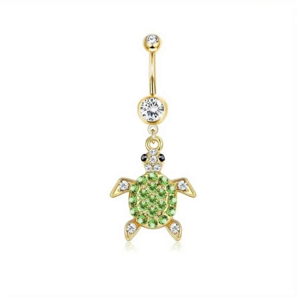 Drperfect Dangle Belly Button Ring for Women Cute Navel Rings Daisy Weed Butterfly Dangling Colorful Belly Piercing Jewelry Good Vibrations Adult Super Store