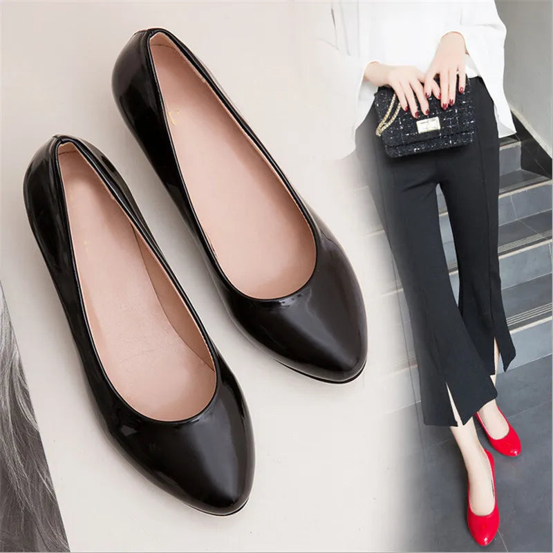 Shoes Ladies Pumps Medium Heel Nude Sexy High Heels Weeding Shoes Women Office Work White Pumps Party Shoes Good Vibrations