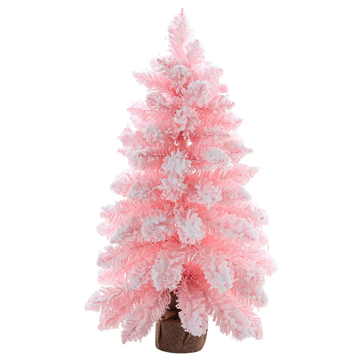 Artificial Pink Christmas Tree Mini Desktop Decoration 30cm/45cm/60cm Ornaments Trees Perfect For Home Garden Courtyard Decorate Good Vibrations