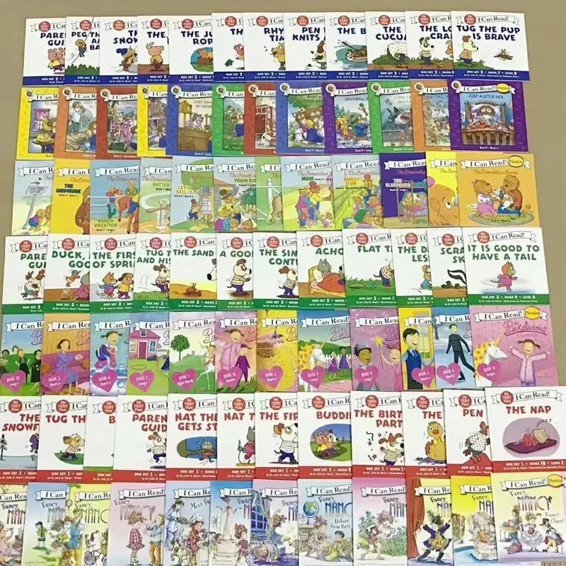 12 Books/Set I Can Read Phonics My Very First Picture Book for Children Kids English Story Picture Books Baby Learning English Good Vibrations