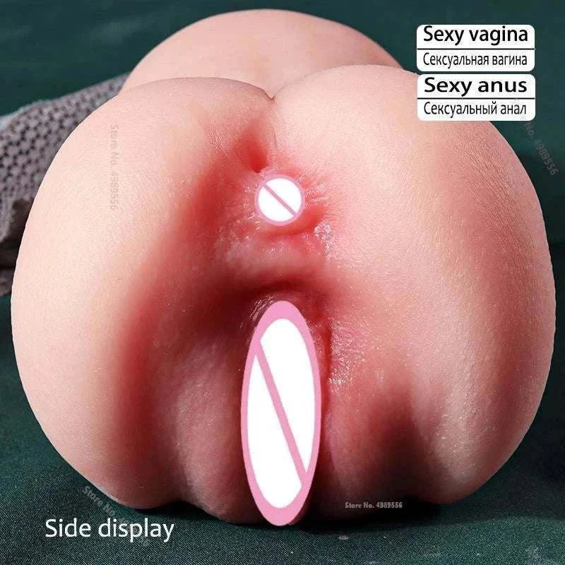 Real Vagina Toy Sex Doll Masturbators Sext Toy for Man Silicone Pussies Erotic Toys Gadgets 2 in 1 Pussys for Men 18 Pussy Anal GOOD Vibrations
