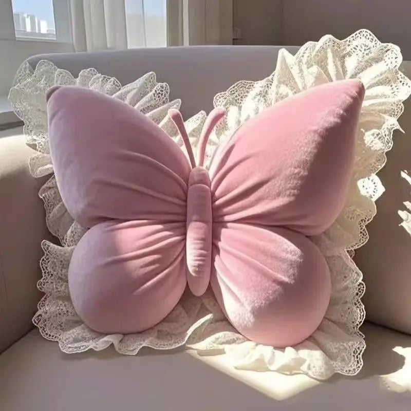 Princess Butterfly Office Pillow Living Room Bow Bedroom Car Sofa Cushion Home New Pillow Room Good Vibrations