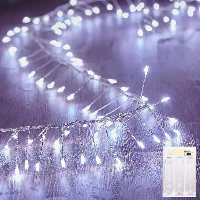 Christmas decorations 2024 String Light Xmas Tree Hanging Ornament Christmas supplies For DIY Wreath Home Weeding Indoor Outdoor Good Vibrations