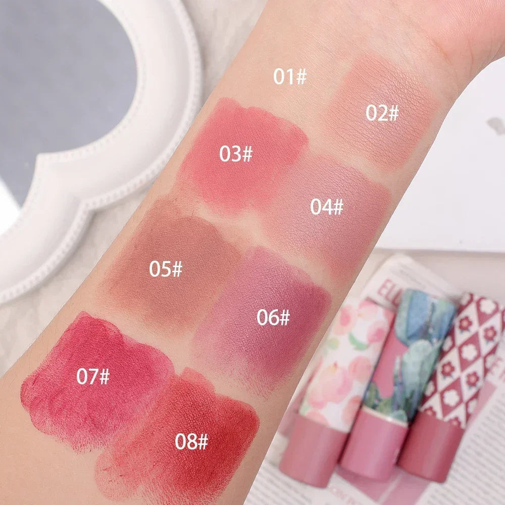 Nude Matte Velvet Lipstick Lip Liner Color Rendering Lasting Non-stick Cup Sexy Lipsticks Waterproof Beauty Lips Makeup Cosmetic Good Vibrations