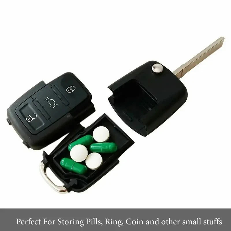 Creative Portable Storage Fake Car Key Hidden Secret Stash Box Safe Compartment Container Outdoor Travel Camp Mezzanine Storage Good Vibrations Adult Super Store
