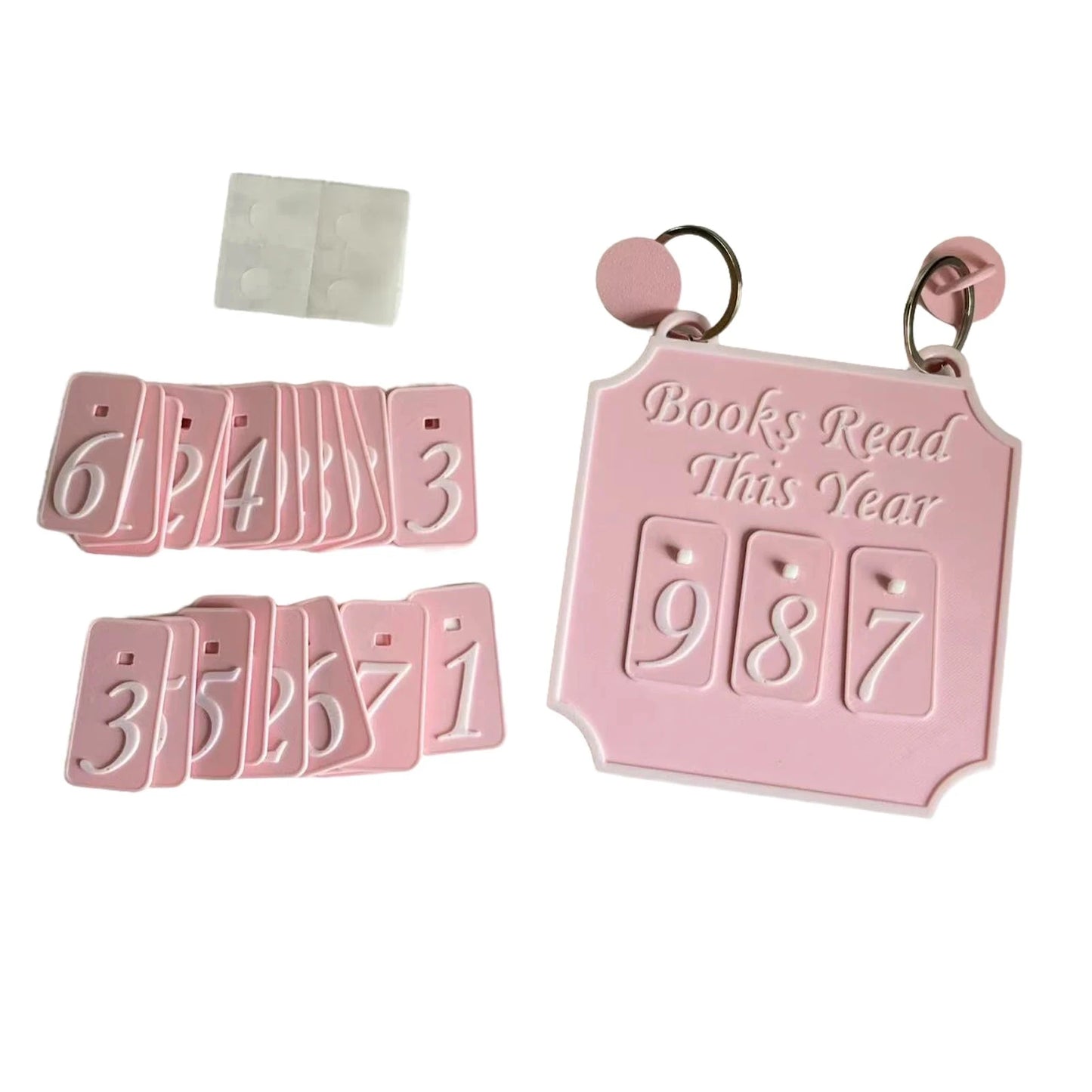 Book Decor for Shelf Bookshelf Counter Bookish Reader Bookworm Track Yearly Reading for Classroom Librarian Women Men Good Vibrations