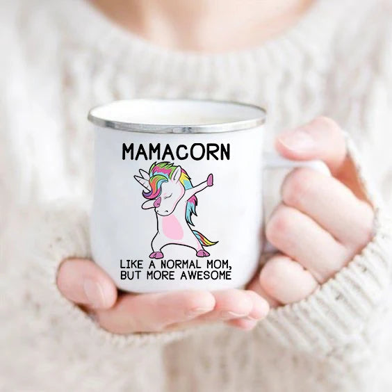 Mothers Day Gift for mom Mommy Birthday Gifts Best Mom Ever Mug Mommy Coffee Mugs Mother drink cup tea enamel cups Good Vibrations Adult Super Store