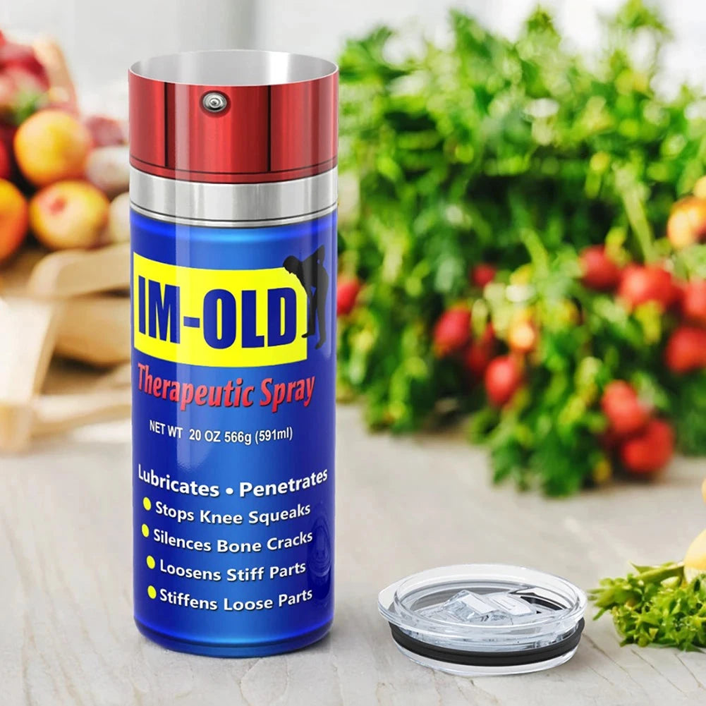 WD40-Dirty Pattern Thermos-Cup 20oz Stainless Steel Insulation Straight Water Anytime Bottle Leakproof Food Grade Travel Mug Good Vibrations Adult Super Store