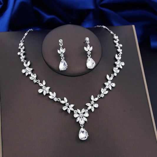 3pc Jewelry Sets for Women Fashion Earrings Bracelets Choker Necklace Set Good Vibrations Adult Super Store