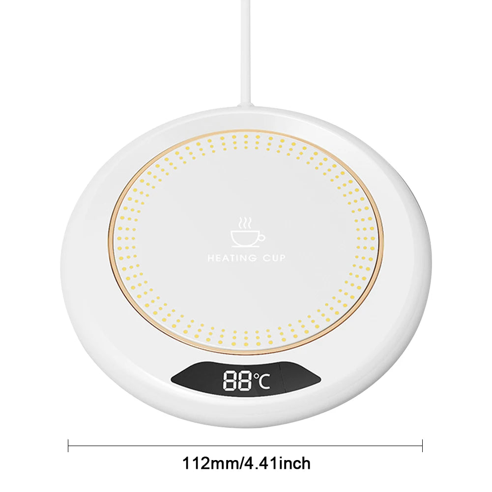 Electric Coffee Warmer USB Plug Coffee Mug Warmer 3 Temperature Setting Portable Cup Warmer for Heating Coffee Beverage Milk Tea Good Vibrations Adult Super Store