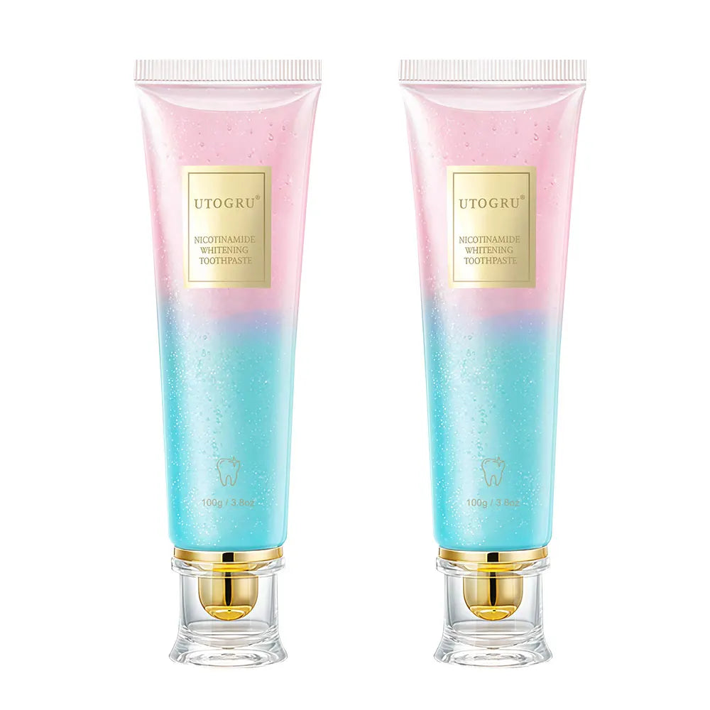 100g Niacinamide Whitening Toothpaste Refreshing Clean Teeth For Men And Women Fresh Breath Toothpaste To Remove Tooth Stains Good Vibrations