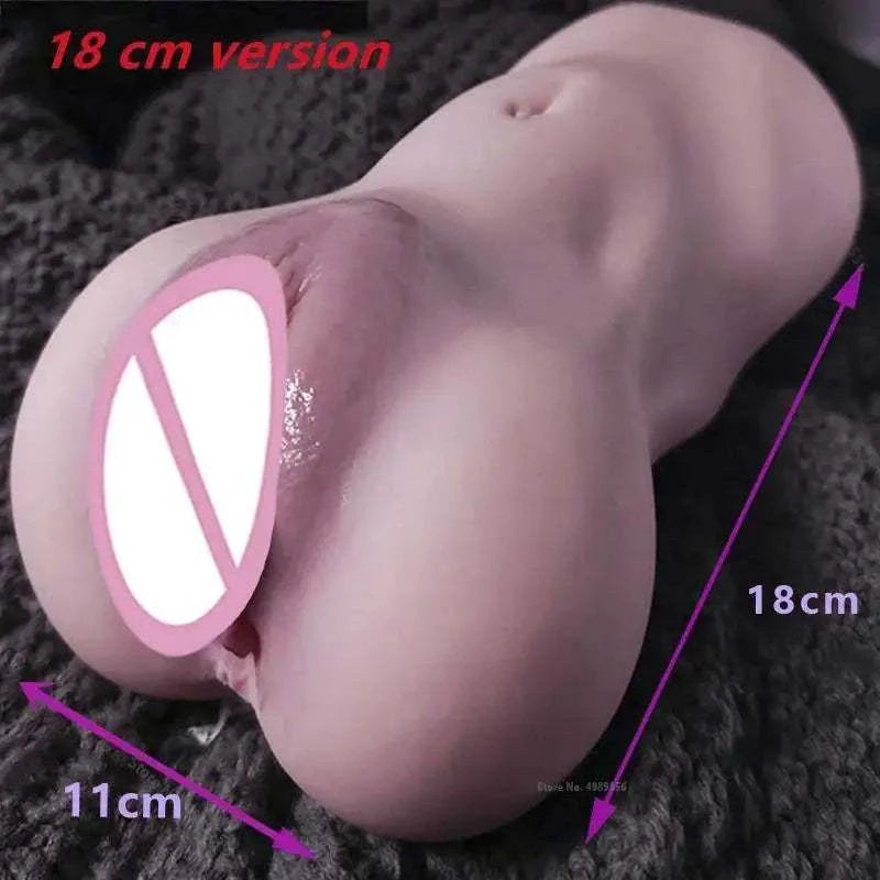 Real Vagina Toy Sex Doll Masturbators Sext Toy for Man Silicone Pussies Erotic Toys Gadgets 2 in 1 Pussys for Men 18 Pussy Anal GOOD Vibrations
