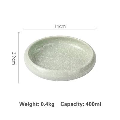 14cm hot sell Creative retro ceramic sushi dishes tray Sauce Chili pepper snacks small dishes gold plates set dinner dishes sets Good Vibrations