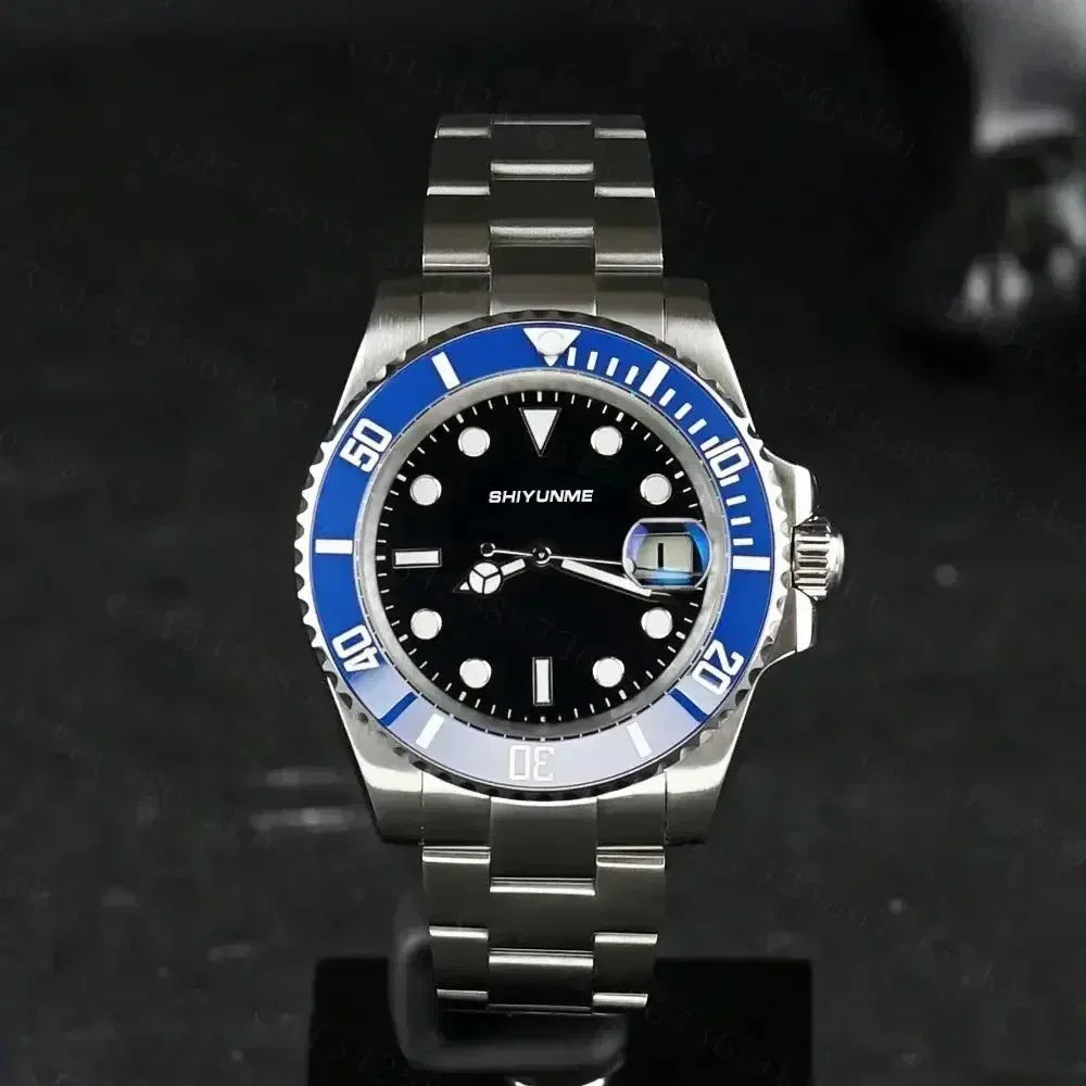 WATCH1 Store  Men's 904L Automatic Mechanical Watch Stainless Steel Bracelet Ceramic Waterproof Sapphire Glass Good Vibrations