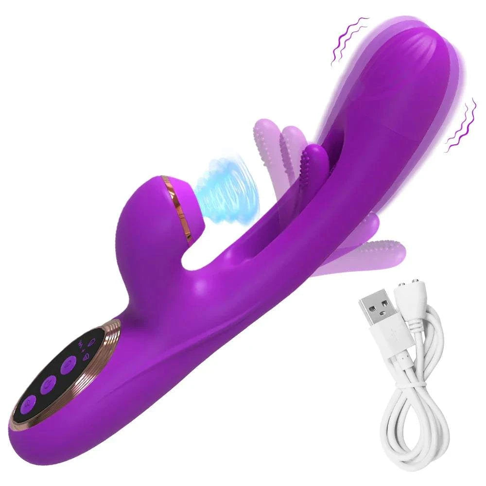 Women Clitoris Stimulator Powerful Rabbit Dildo Vibrator