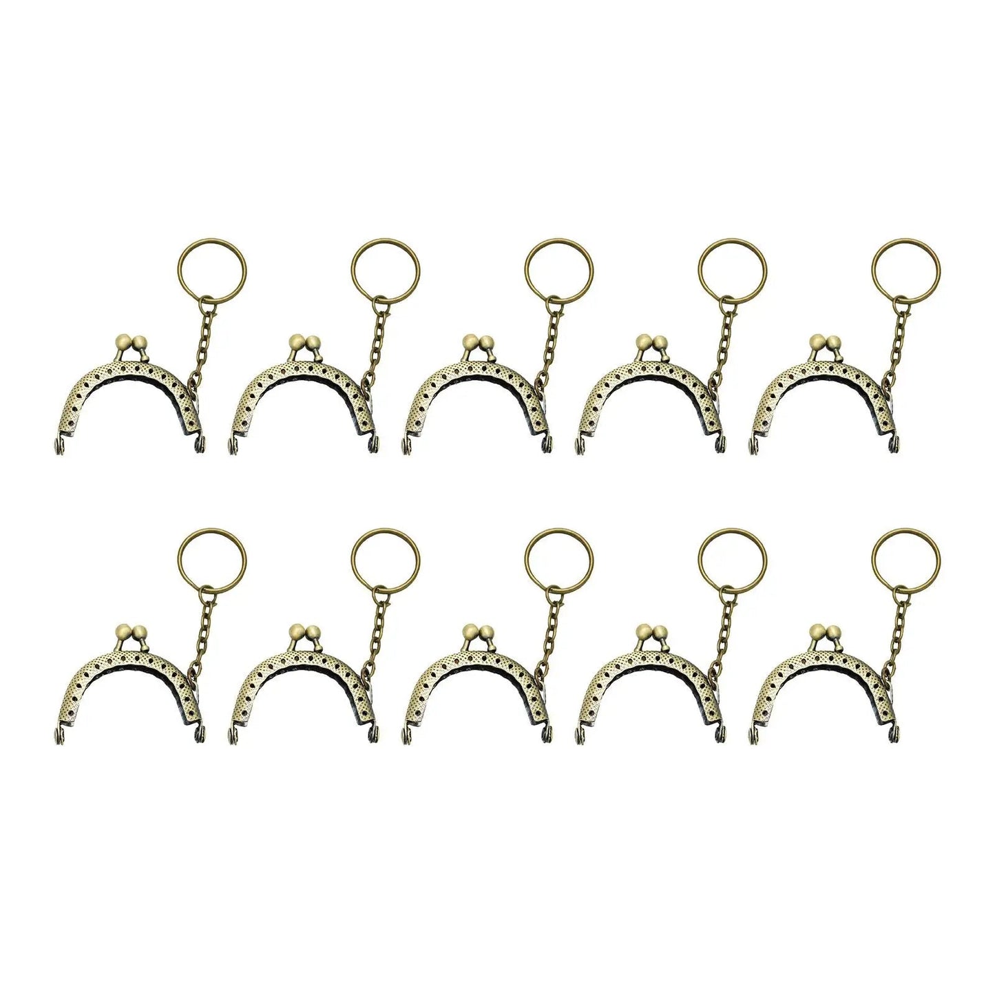 Purse clasp , 10Pcs 5cm Metal Purse with , Coin Bag Accessories for DIY Craft Good Vibrations