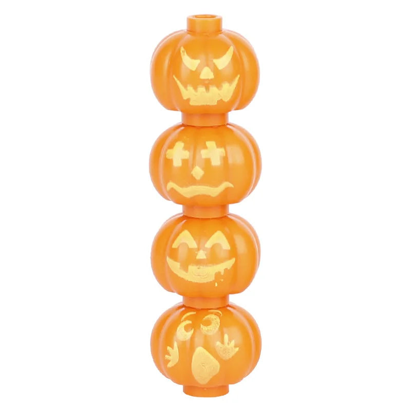 Halloween Parts Spider Web Pumpkin Snake Horror MOC Bricks Building Blocks Toys for Children Christmas Gifts Good Vibrations