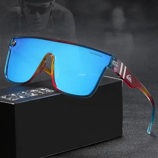 Fashion Sunglasses Men Women Outdoor Large Frame Oversized Sports Goggle Wholesale Beach Sun Glasses Colorful Uv400 Good Vibrations