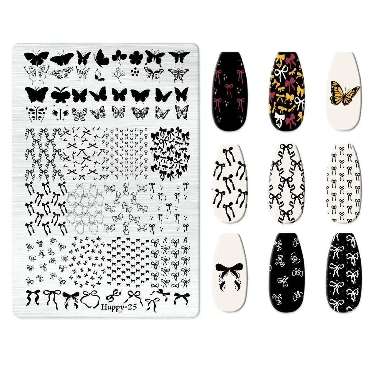 Halloween Series Celebration Nail Stamping Plate Cute Skull Pattern DIY Nail Art Image Stamp Stamper Manicure Template Good Vibrations