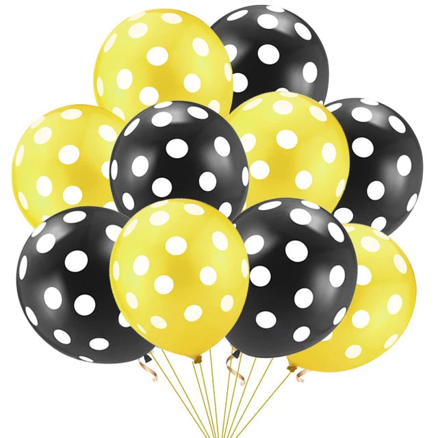 20pcs Polka Dot Balloons Globes 12Inch Pink Blue Latex Polka Dot Balloon Multicolor Wedding Birthday Party Festival Decoration Good Vibrations