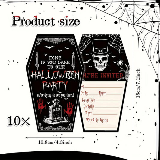 Halloween Party Invitations Ticket Scary Halloween Party Invitations We Are Dying to See You there Horror Birthday Invitations P Good Vibrations