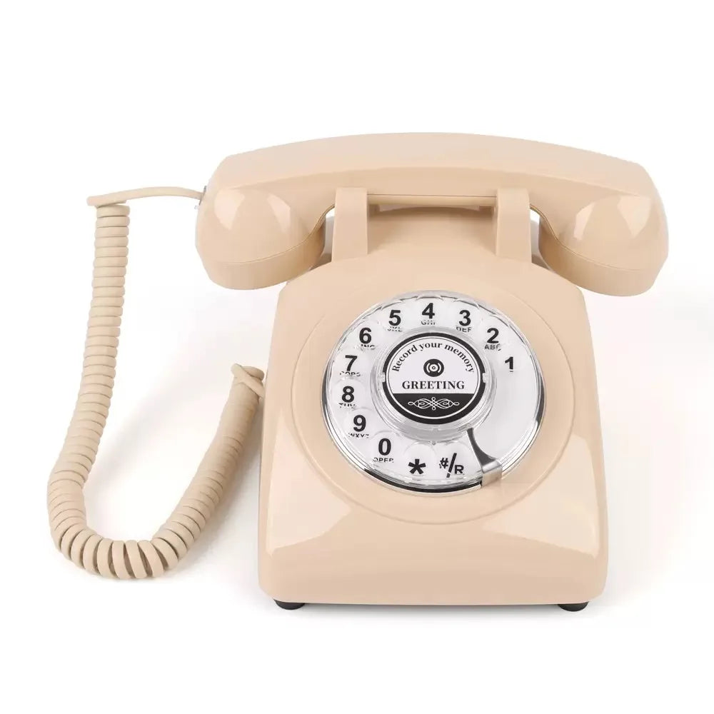 White Voice Recording Audio Guest Book – Guest Book Phone for Weddings, Bridal Showers, Anniversaries,Unique Wedding Gift Good Vibrations