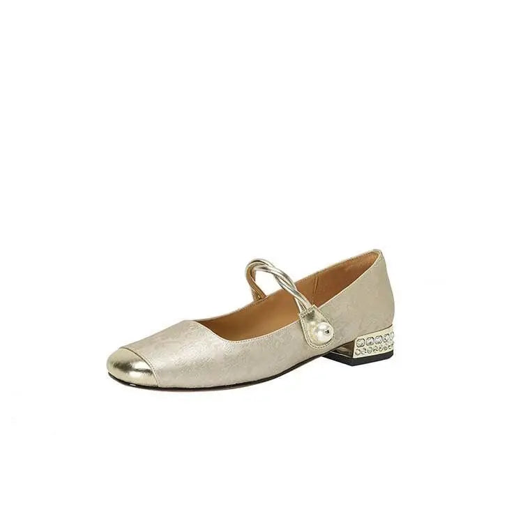 Shoes for Woman 2024 Flats Formal Women's Summer Footwear Low Heel Elegant Moccasins Flat Pointed Toe Non Slip on Promotion E 39 Good Vibrations