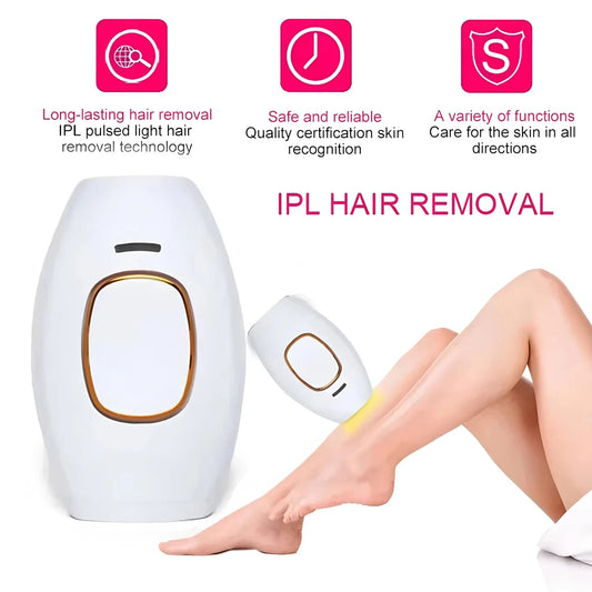 Hair Laser Depilator Electric Painless Depilator Home IPL Pulses Hair Removal Handset Women Men Painless Razor Tool Good Vibrations