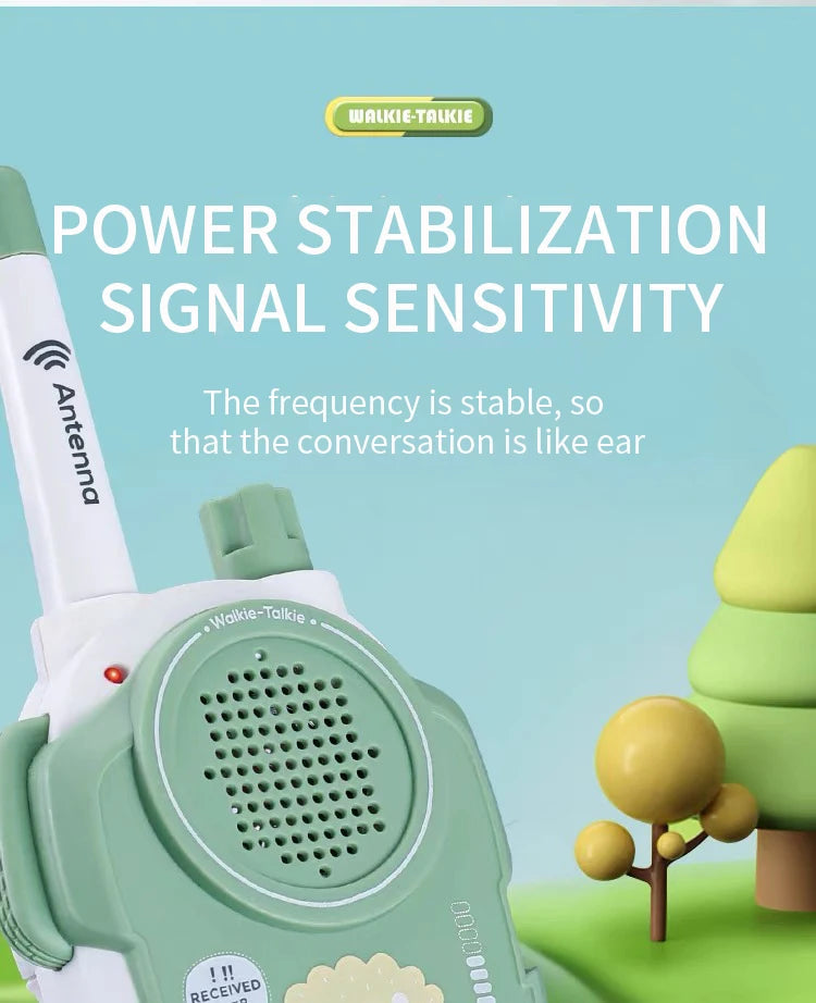 Walkie-talkie mobile phone outdoor cute toy children parent-child intercom machine cartoon boys and girls educational toy gift Good Vibrations