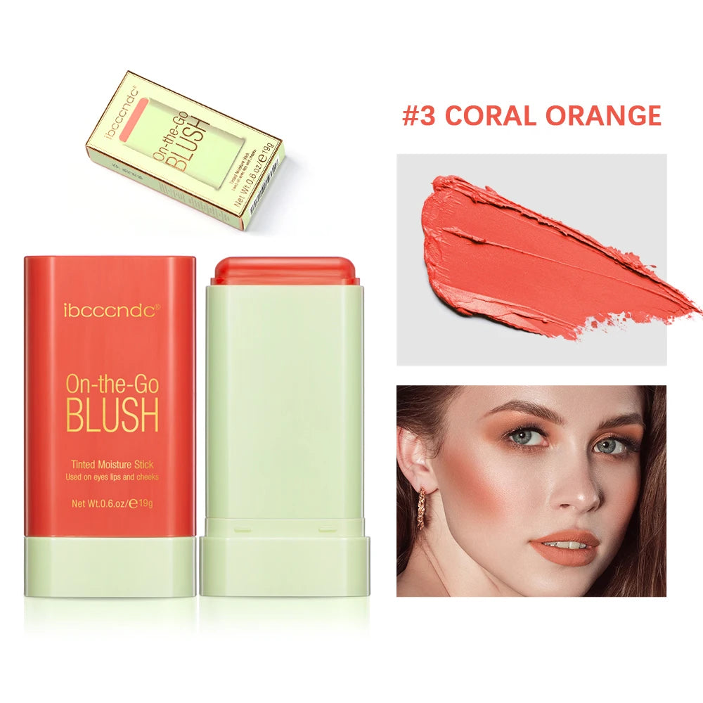 pixiBlush Cosmetic Blush Makeup Products Make Up Blusher Cosmetics Pink Blush in Bar Korean Palette Long lasting Matte Stick Good Vibrations