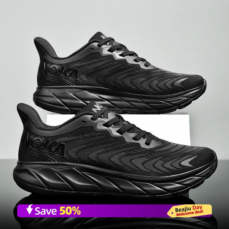 Marathon Men Running Shoes Breathable Outdoor Sports Shoes Lightweight Sneakers for men Comfortable Athletic Training Footwear Good Vibrations