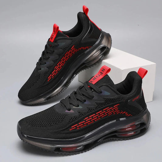 2025 New Casual Men's Fashionable Air Cushion Flat Shoes Breathable Lightweight Sports Shoes Suitable for Running and Walking Good Vibrations