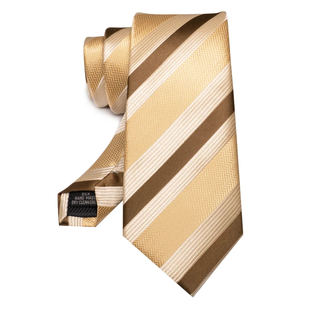 EASTEPIC Men's Gifts of Striped Ties Red Neckties for Gentlemen in Fine Apparel Fashionable Accessories for Social Occasions Good Vibrations